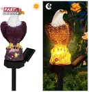 Eagle Solar Garden - Outdoor Decor With Led Path Lights, Animal Statue Ki. Fixed Price $13.64.