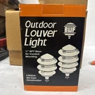 Bwf Outdoor Louver Light Green P3 Tier Die Cast Alluminum Pathway. Fixed Price $26.99.
