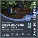 Hampton Bay 80 Lumens Color Changing Led Outdoor Solar Read Description. Fixed Price $11.99.