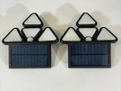 2-PACK Zookki Solar Motion Sensor Outdoor Lights Flood 243 Led. Fixed Price $28.43.