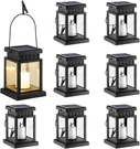 Gigalumi 8 Pack Solar Hanging Lantern Outdoor, Candle Effect Lighting For. Fixed Price $75.99.