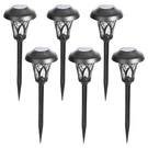 Gigalumi 6 Pack Solar Pathway Lights Outdoor, Metal Glass & Abs Landsca.... Fixed Price $56.25.