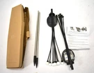 2 Piece Solar Garden Lights W Base Stands & Stankes Replacements Rechargeable. Fixed Price $6.99.