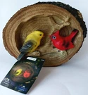 Moonrays Solar Garden Accent Red And Yellow Birds Wall Art-white LED-#92359. Fixed Price $15.25.