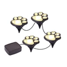 Led Solar Paw Print Lights - Pathway Set Of 4. Fixed Price $12.99.