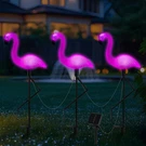 Flamingo Lights,outdoor Pink Stake Light,solar Powered Garden .... Fixed Price $34.12.