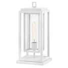 Hinkley Republic 1LT Outdoor Pier MOUNT/3.5W, White/clear Seedy 1007TW-LV. Fixed Price $354.00.