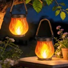 Dancing Flame Solar Lantern 2 Pack Outdoor Lights With Dual Charg.... Fixed Price $37.75.