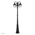 Livex Monterey 3LT Outdoor Head Post Light, Black/beveled Glass 21543-04. Fixed Price $1749.96.