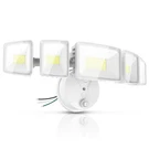 Onforu 120W 12000LM Dusk To Dawn Outdoor LIGHTING,5 Heads Flood Lights White. Fixed Price $90.66.