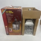 Portfolio Outdoor Wall Light Fixture Rustic Brown Beveled Glass Motion Activated. Fixed Price $44.89.