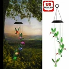 Color-changing Led Solar Powered Hummingbird Wind Chime Lights Yard Garden Decor. Fixed Price $10.75.