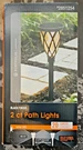 Portfolio 2CN Pack Black Solar Led Outdoor Path Light Kit. Fixed Price $39.78.