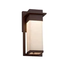 Justice Design Led Clouds Pacific Small Outdoor Sconce, Bronze CLD-7541W-DBRZ. Fixed Price $238.40.