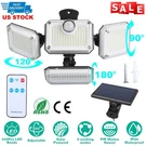 2PCS Solar Lights Motion Sensor 333 Led Wall 4 Adjustable Heads Remote. Fixed Price $32.90.