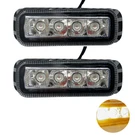 All Star Truck Parts 4" X 1.5" Rectangle Led Amber Strobe Light, 12W IP65. Fixed Price $64.50.