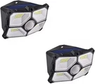 Solar Motion Sensor Lights Outdoor 2PACK Ultra Bright Led Security Wall. Fixed Price $17.99.