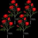 4 Pack Outdoor Solar Flower Lights With 20 Waterproof Realistic Powered.... Fixed Price $97.99.