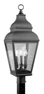 Livex Lighting 2606-04 Exeter 30 Inch Black Outdoor Post Top Lantern. Fixed Price $1139.96.