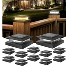 Solar Cap Lights 4X4 Fence IP64 Waterproof Led 12 Pack Black Aponuo Posts. Fixed Price $89.99.