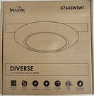 Maxim Lighting Led Flush Mount Diverse 7.5" 57643WTWT -wet/dry Locations. Fixed Price $8.50.