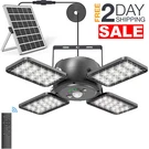 Mpara Colgante Solar Con Panel Luces Led Cobertizo Exteriores Remoto. Fixed Price $39.99.
