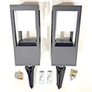 2PC Black Robust Solar Led Lights 3CCT Bright Pathway 4400MAH + Remote Control!. Fixed Price $131.99.