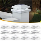 Aponuo Solar Cap Lights For 4X4 5X5 Posts, Cool White Led, Waterproof. Fixed Price $104.33.