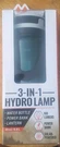 Bear Grylls 3-IN-1 Hydro Lamp Water Bottle / Solar (camping Emergency) Nw. Fixed Price $18.99.