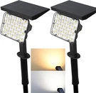 Magictec 2-PACK Solar Spotlights With 64 Leds, IP65 Waterproof Outdoor Landsc.... Fixed Price $26.08.