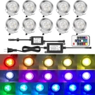 10 Pack Waterproof Rgb Stainless Steel Outdoor Deck Lights For Garden & Patio. Fixed Price $146.99.