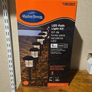 Harbor Breeze Led Solar Path Light Kit 6-PACK Matte Black Outdoor New In Box. Fixed Price $59.99.