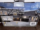 Lutec Solar Motion Security Light 2500 Lumens Adjustable Led Triple Head Nob. Fixed Price $27.99.