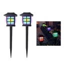 Newote Outdoor Solar Pathway Lights Waterproof 2-PACKS 2PCS, Multicolor. Fixed Price $21.99.