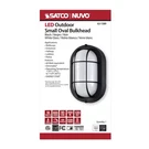 Nuvo 62/1389 - Led Small Oval Outdoor Bulk Head Utility Light Black. Fixed Price $39.55.