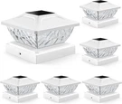 Solar Post Cap Lights Outdoor: 6 Pack Bright 2 Modes Led Fence Deck. Fixed Price $43.99.