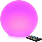 12" Rgb Color-changing Led Ball Light With Remote Dimmable Mood Lamp. Fixed Price $141.99.