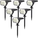 Solar Spot Lights Outdoor, IP65 Waterproof Landscape Lighting With 4 Bright. Fixed Price $80.99.
