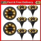 Solar Powered Pack Outdoor Led Disk Lights IP68 Waterproof, Non-slip, Wear-r. Fixed Price $47.99.