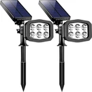 Solar Lights Outdoor 2-IN-1 Waterproof Spotlight Auto On/off Wall. Fixed Price $63.99.