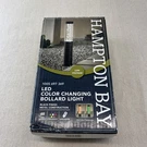 Hampton Bay Andalusia 12V Color Changing Integrated Led Bollard Light - Black. Fixed Price $24.88.