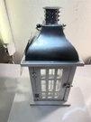 Hampton Bay Wood And Steel Indoor/outdoor Lantern White #1003516374. Fixed Price $49.99.