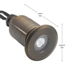 Kichler 15490 Cbr MR8 Centennial Brass Recessed Accent Light No Lamp Included. Fixed Price $45.00.