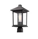 Z-lite 531PHMR-BK Portland Light 16 Inch Black Outdoor Post Mount Fixture. Fixed Price $99.00.