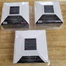 New Set Of 3 Deckorators 4X4" Solar Versa Power Post Cap Led Light 82191. Fixed Price $75.00.