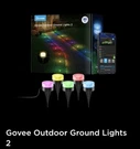 Govee Outdoor Ground Lights (50FT) Model H7052 Rgbic Smart Landscape. Fixed Price $85.00.