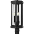 Progress Lighting 3-LIGHT Textured Black Ramsey Steel Hardwired Post. Fixed Price $119.18.