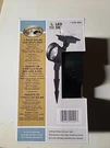 New Hampton Bay Solar Black Outdoor Led Adjustable Beam Spotlight. Fixed Price $19.99.