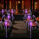 Halloween Decorations Outdoor Solar Garden LIGHTS,2PCS Of Set 3D Scary Bat Reali. Fixed Price $25.69.