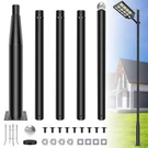 Cedio Street Pole 16FT, Lamp Post For Outdoor Lights Black Iron .... Fixed Price $303.19.